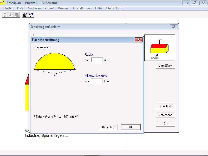 Screenshot Außenlärm