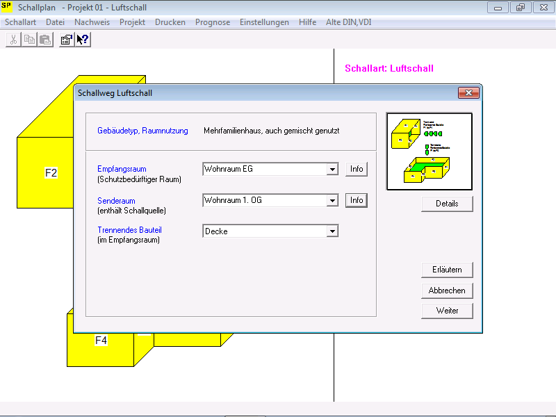 Screenshot Luftschall