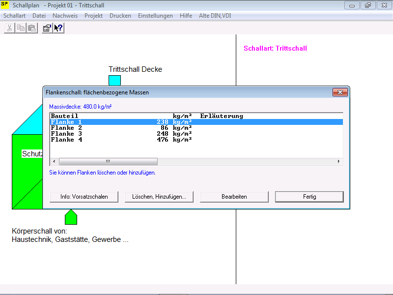 Screenshot Trittschall